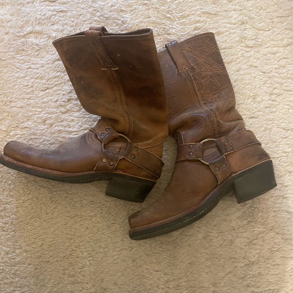 Frye Distressed Leather Boots